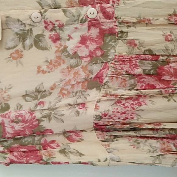Vintage Marisol Cottage Core Grunge Floral SZ M Fully Lined - Picture 6 of 7
